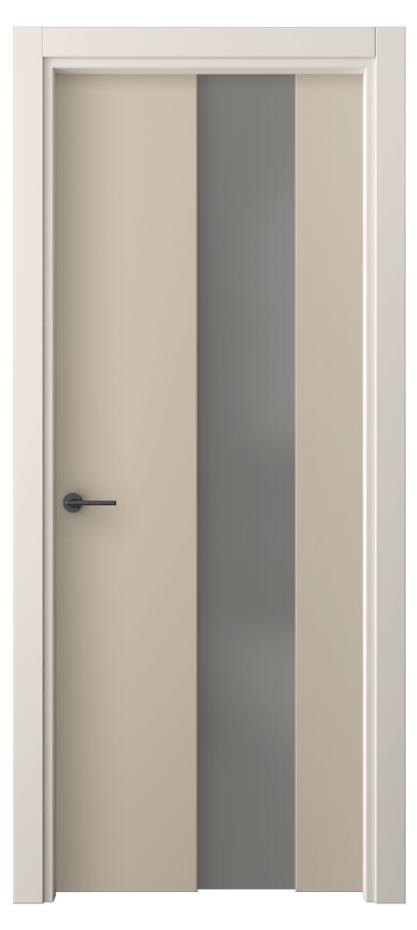 Межкомнатная дверь Freedom 4226 ПЭТ серо-коричневый  Сатинированное серое стекло, триплекс Цена 7815360 so'm | Volhovec