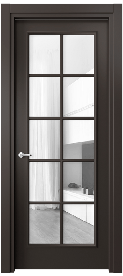 Дверь межкомнатная Paris 8102 Матовый антрацит Прозрачное стекло Гладкий наличник МАН Цена 57919 ₽ Наличники уже входят в базовый комплект. Фабрика дверей Волховец 8 (800) 551 43 19 Межкомнатная дверь Paris 8102 Матовый антрацит Прозрачное стекло Цена 57919 ₽| Volhovec