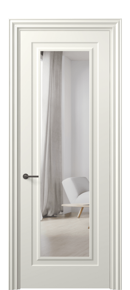 Межкомнатная дверь Mascot 8403 Матовый жемчужный Двустороннее зеркало, триплекс Цена 15772900 so'm | Volhovec