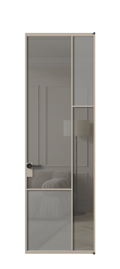 Дверь межкомнатная Mosaic АЛПЛ041.12 Алюминий бисквитный Сатинированное серое стекло, триплекс, 6 мм + Прозрачное серое стекло, триплекс Без короба АБСК Цена 127772 Стоимость комплекта двери включает:
1. Полотно (600/650/700/750/800/850/900/950*2000-2400 мм).
2. Короб
3. Комплект фурнитуры (2 торцевые петли и магнитный замок с ответной планкой). Фабрика дверей Волховец 8 (800) 551 43 19 Межкомнатная дверь Mosaic АЛПЛ041.12 Алюминий бисквитный Сатинированное серое стекло, триплекс, 6 мм + Прозрачное серое стекло, триплекс Цена 127772 ₽ | Volhovec