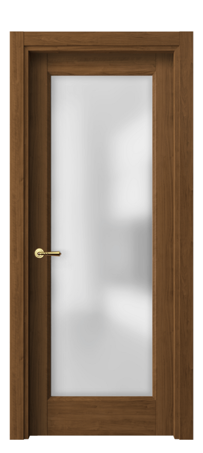 Межкомнатная дверь Галант 1402 Лесной орех Сатинированное стекло Цена 31579 ₽ | Volhovec