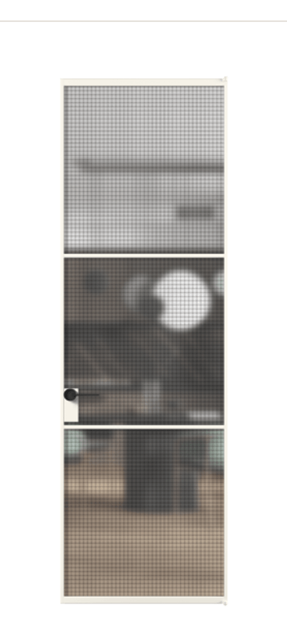 Алюминиевая дверь АЛПЛ040.03 Алюминий пудровый белый Декоративное стекло с сеткой "Mesh silver", триплекс. Без короба АПБЛ Цена 117452 Стоимость комплекта двери включает:
1. Полотно (600/650/700/750/800/850/900/950*2000-2400 мм).
2. Короб
3. Комплект фурнитуры (2 торцевые петли и магнитный замок с ответной планкой). Фабрика дверей Волховец 8 (800) 551 43 19 Алюминиевая дверь АЛПЛ040.03 Алюминий пудровый белый Декоративное стекло с сеткой "Mesh silver", триплекс Цена 117452 | Volhovec