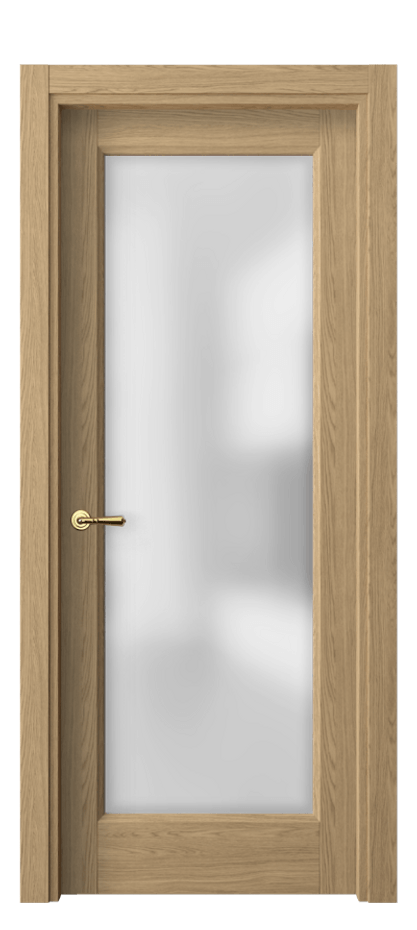 Межкомнатная дверь Галант 1402 Жемчужный дуб Сатинированное стекло Цена 27959 ₽ | Volhovec