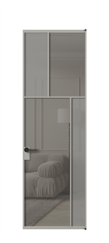 Дверь межкомнатная Mosaic АЛПЛ041.23 Алюминий нейтральный серый Сатинированное серое стекло, триплекс, 6 мм + Прозрачное серое стекло, триплекс Без короба АНСР Цена 127772 Стоимость комплекта двери включает:
1. Полотно (600/650/700/750/800/850/900/950*2000-2400 мм).
2. Короб
3. Комплект фурнитуры (2 торцевые петли и магнитный замок с ответной планкой). Фабрика дверей Волховец 8 (800) 551 43 19 Межкомнатная дверь Mosaic АЛПЛ041.23 Алюминий нейтральный серый Сатинированное серое стекло, триплекс, 6 мм + Прозрачное серое стекло, триплекс Цена 127772 ₽ | Volhovec