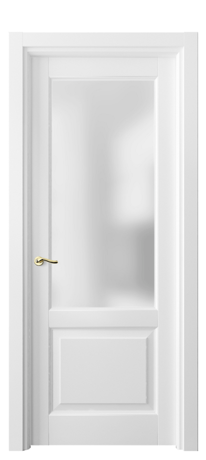 Межкомнатная дверь Lignum 0740 Бук белоснежный Сатинированное стекло Цена 107140 ₽ | Volhovec