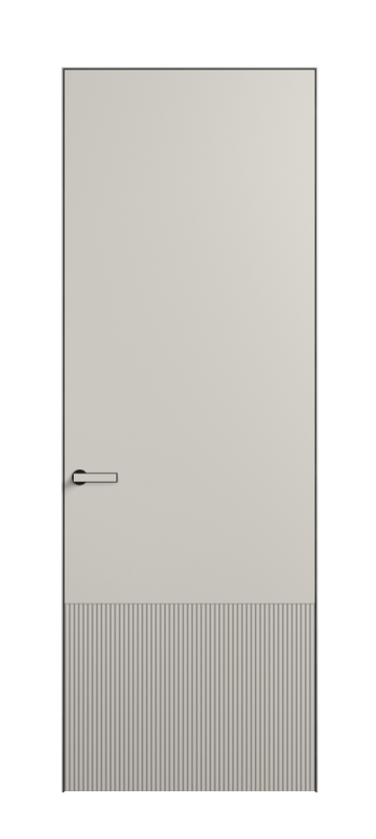 Дверь межкомнатная Velvet АКП 8202 Матовый облачно-серый. Скрытый короб Черный Цена 53351 . Фабрика дверей Волховец 8 (800) 551 43 19 Межкомнатная дверь Velvet АКП 8202 Матовый облачно-серый. Цена 53351 | Volhovec