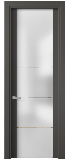 Межкомнатная дверь 4114 ПЭГФ ГРА. Цвет ПЭТ графитовый. Материал ПЭТ. Коллекция Planum. Фото. Дверь межкомнатная 4114 ПЭГФ ГРА. Цвет ПЭТ графитовый. Материал ПЭТ. Коллекция Planum. Картинка.