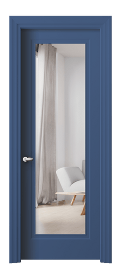 Дверь межкомнатная 8503 Отдалённо-синий RAL 5023 ЗЕР. Цвет RAL Отдалённо-синий RAL 5023. Материал Гладкая эмаль. Коллекция Esse. Картинка.
