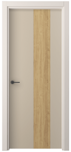 Дверь межкомнатная 4225 ПЭСБ. Цвет ПЭТ светло-бежевый. Материал ПЭТ. Коллекция Freedom. Картинка.