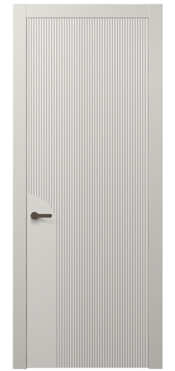 Дверь межкомнатная 8625 МТСР. Цвет Матовый тёплый серый. Материал Гладкая эмаль. Коллекция Dune. Картинка.