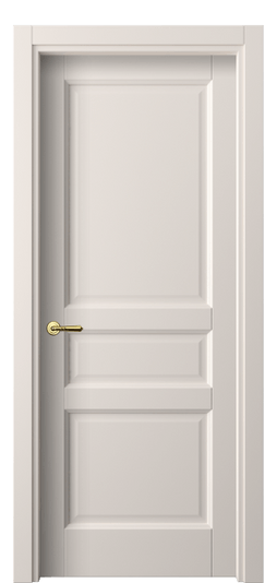 Дверь межкомнатная 1431 ПЭТБ. Цвет ПЭТ тёплый-белый. Материал ПЭТ. Коллекция Galant. Картинка.