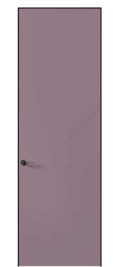 Дверь межкомнатная 0010 АКП Пастельно-фиолетовый RAL 4009. Цвет RAL Пастельно-фиолетовый RAL 4009. Материал Гладкая эмаль. Коллекция Planum Pro. Картинка.