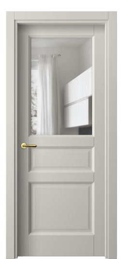 Межкомнатная дверь 1432 МОС Прозрачное стекло. Цвет Матовый облачно-серый. Материал Гладкая эмаль. Коллекция Galant. Фото. Дверь межкомнатная 1432 МОС Прозрачное стекло. Цвет Матовый облачно-серый. Материал Гладкая эмаль. Коллекция Galant. Картинка.