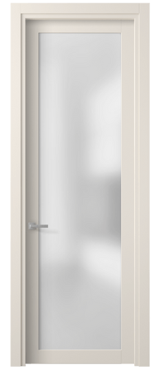 Дверь межкомнатная 2102 ПЭКБ САТ. Цвет ПЭТ кремово-белый. Материал ПЭТ. Коллекция Планум. Картинка.