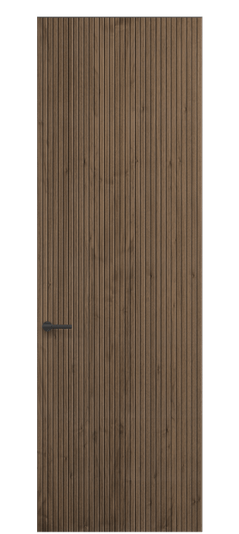 Дверь межкомнатная АКУ 0017 ОМДМ. Цвет Орех медный матовый. Материал Шпон Naturwood. Коллекция Select. Картинка.