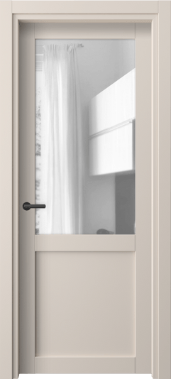 Дверь межкомнатная 2122 ПЭПБ ПРОЗ. Цвет ПЭТ пудровый бежевый. Материал ПЭТ. Коллекция Neo. Картинка.