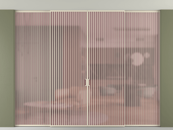 Алюминевая перегородка vn2+2_06 Алюминий бежево-серый Сатинированное розовое стекло, триплекс, 6мм. Цвет Алюминий бежево-серый. Материал Алюминий в эмали. Коллекция Перегородка Формато внутри проёма скрытое крепление в потолок 4 створки. Фото. Алюминевая перегородка vn2+2_06 Алюминий бежево-серый Сатинированное розовое стекло, триплекс, 6мм. Цвет Алюминий бежево-серый. Материал Алюминий в эмали. Коллекция Перегородка Формато внутри проёма скрытое крепление в потолок 4 створки. Картинка.