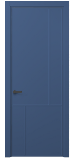 Дверь межкомнатная 8606 Отдалённо-синий RAL 5023. Цвет RAL Отдалённо-синий RAL 5023. Материал Гладкая эмаль. Коллекция Frame. Картинка.