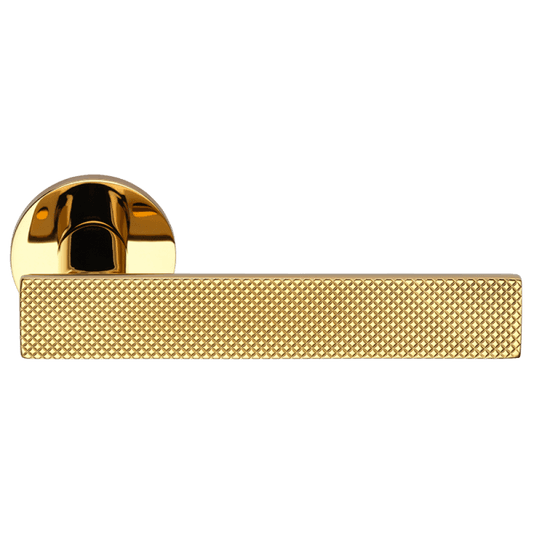Ручки для дверей Ручка дверная Аник Бриллиант. Цвет Полированное золото PVD. Коллекция Аник Бриллиант. Картинка.