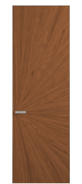 Дверь межкомнатная 0206 ОМДМР Орех медный матовый. Цвет Орех медный матовый рифт. Материал Радиальный шпон НатурВуд. Коллекция Рифт. Картинка.