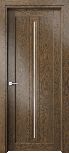 Дверь межкомнатная 6123 ДСЕ САТ. Цвет Дуб серый. Материал Массив дуба. Коллекция Эго. Картинка.